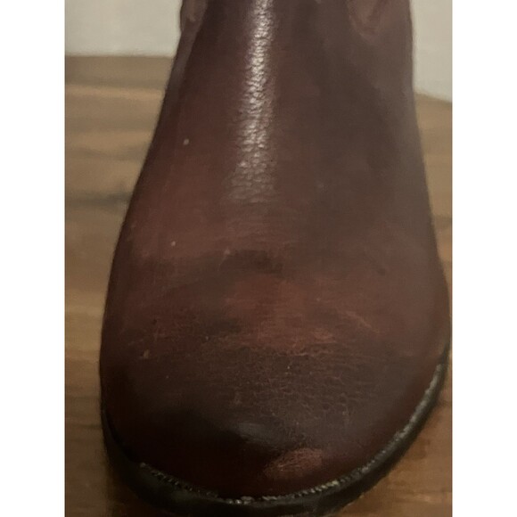 Frye Paulina Artisan Ankle Zip Bootie Womens Size 7M Reddish Brown - Picture 6 of 14